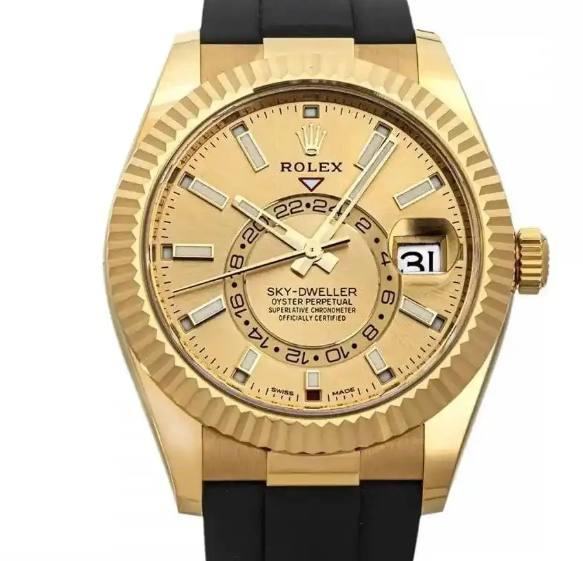 Prestigious Jewellers Sky-Dweller Rubber Rolex 326238 0707